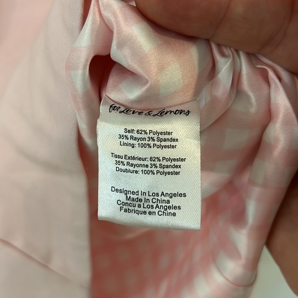 NWOT For Love & Lemons Pink Vest Large - Picture 6 of 6